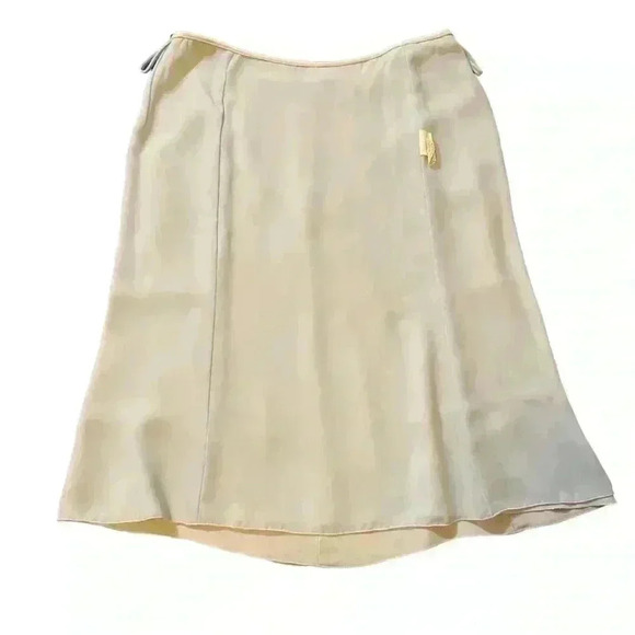 Armani Collection Women's Midi Skirt Light Sky Blue Made in Italy Size 10 - Picture 12 of 13